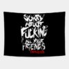 Falling In Reverse Tour Text White Black Shirt Gif Tapestry Official Falling In Reverse Merch
