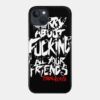 Falling In Reverse Tour Text White Black Shirt Gif Phone Case Official Falling In Reverse Merch