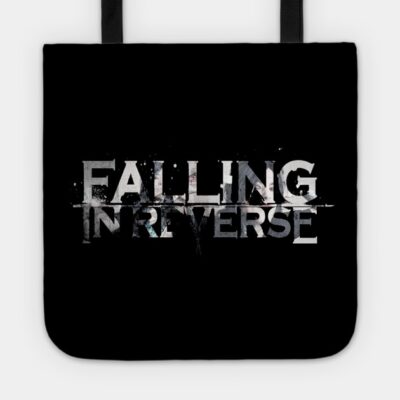 Falling In Reverse Tour Text White Black Shirt Gif Tote Official Falling In Reverse Merch