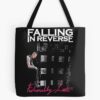Falling In Reverse Tote Bag Official Falling In Reverse Merch