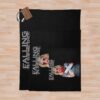 Falling In Reverse Throw Blanket Official Falling In Reverse Merch