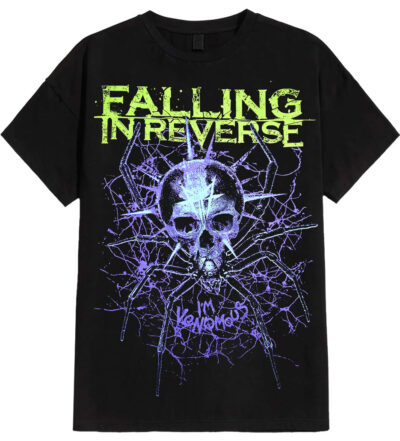 fallinginreverse spider tops tshirt icsst3160010 4065998664678 634982 937 nm wb front a4b420c6 ea1e 4402 912c 5941bad808fd e1734682355637 - Falling In Reverse Shop