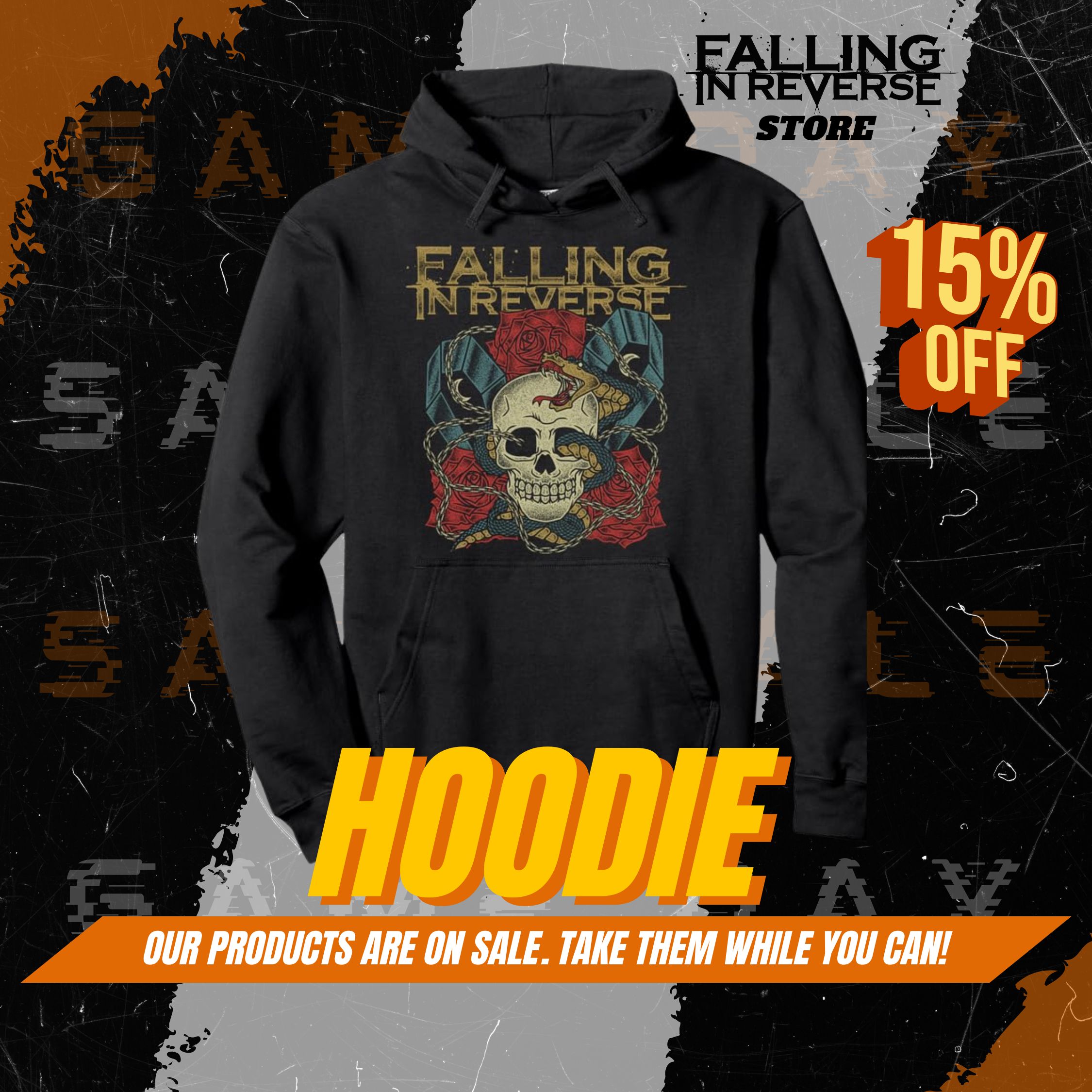 Falling In Reverse hoodie - Falling In Reverse Band Store